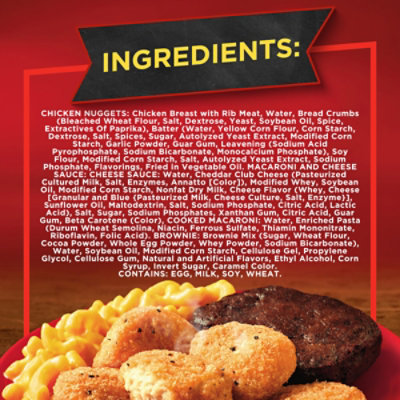 Banquet Chicken Nuggets With Mac And Cheese And Brownie Frozen Meal - 7.4 Oz - Image 3