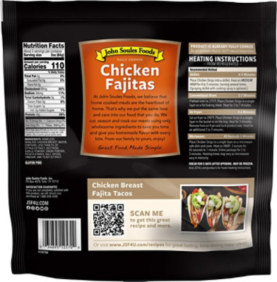 John Soules Chicken Fajitas Family Size Fully Cooked - 16 Oz - Image 6