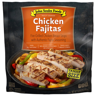 John Soules Chicken Fajitas Family Size Fully Cooked - 16 Oz