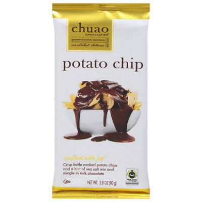 Chuao Chocolatier Choc Bar Mlk W Pto Chips - 2.8 Oz - Image 3