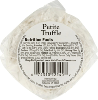 Marin French Petite Truffle Brie - 4 Oz - Image 3