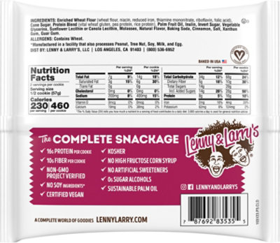 Lenny & Larrys The Complete Cookie Snickerdoodle - 4 Oz - Image 6