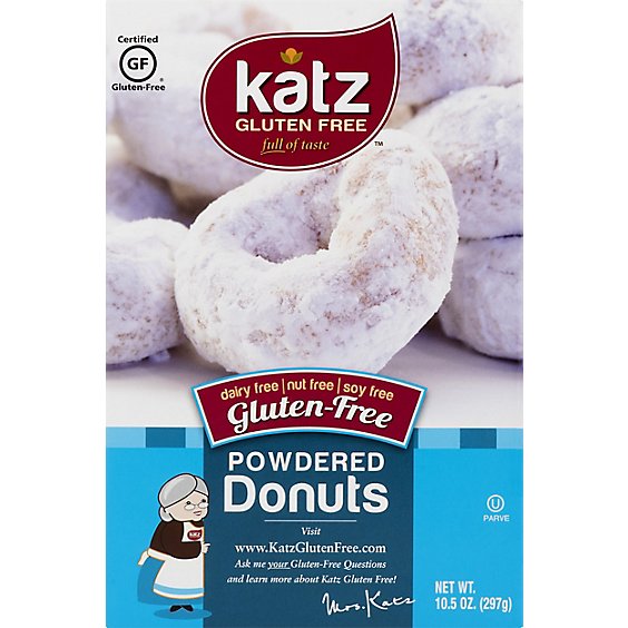 Katz Donut Gluten Free Powdered - 10.5 Oz