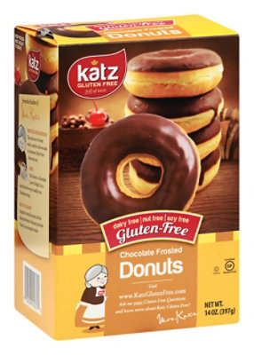 Katz Donut Gluten Free Chocolate Frosted - 14 Oz