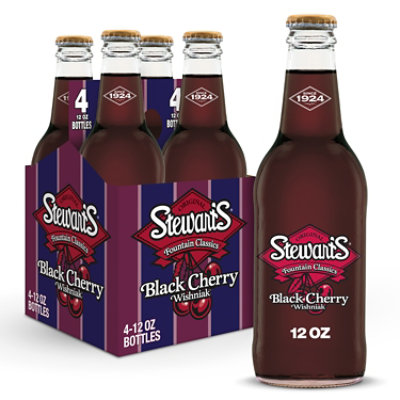 Stewarts Made With Sugar Black Cherry Wishniak Bottle - 4-12 Fl. Oz. - Image 1