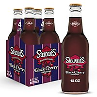 Stewarts Made With Sugar Black Cherry Wishniak Bottle - 4-12 Fl. Oz. - Image 1