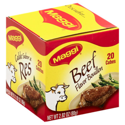 Maggi Flavor Bouillon Cubes Beef Box 20 Count - 2.82 Oz - Pavilions