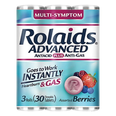 Rolaids Adv Antacid Berry - 30 Count - Image 3