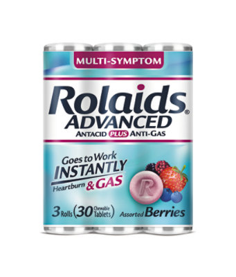 Rolaids Adv Antacid Berry - 30 Count - Image 2