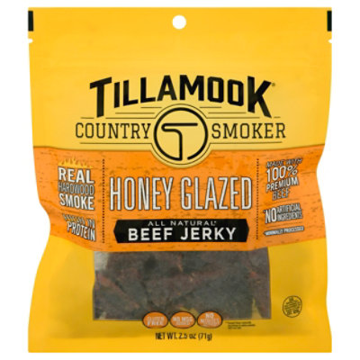 Tillamook Country Smoker Simply Crafted Beef Jerky Honey Glazed - 2.5 Oz - Image 3