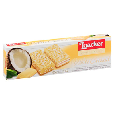 Loacker Gran Pasticceria White Coconut - 3.53 Oz - Image 1