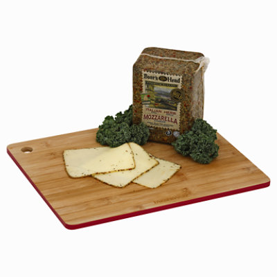 Boars Head Cheese Herbed Mozzarella Fresh Sliced - 0.50 LB