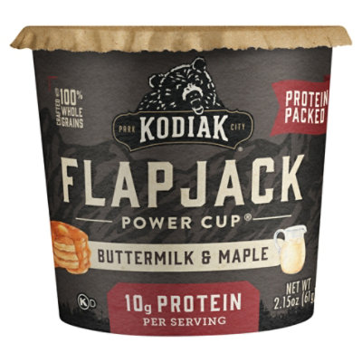 Kodiak Cakes Unleashed Flapjack On the Go Powercakes Buttermilk & Maple Protein Packed - 2.15 Oz