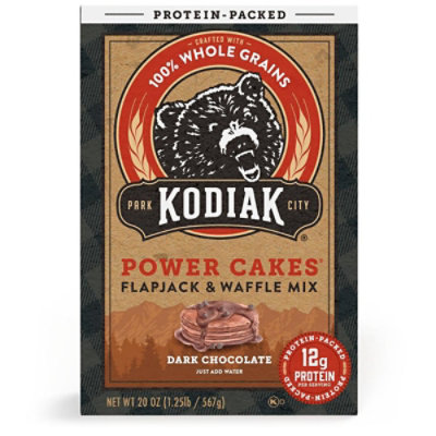 Kodiak Dark Chocolate Flapjack & Waffle Mix Box - 18 Oz - Image 3