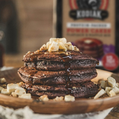 Kodiak Dark Chocolate Flapjack & Waffle Mix Box - 18 Oz - Image 2