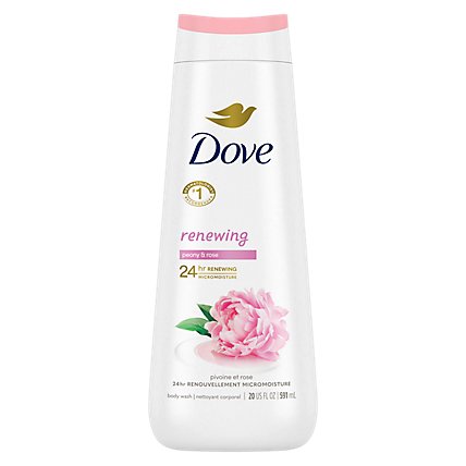 Dove Peony & Rose Oil Nourishing Body Wash - 22 Fl. Oz. - Image 2