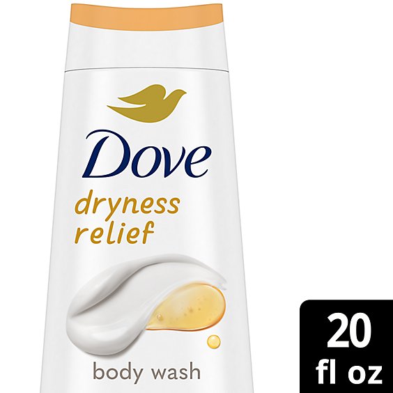 Dove Dryness Relief Jojoba Oil Body Wash - 20 Oz