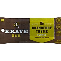 Krave Turkey Jerky Cranberry Thyme Bar - 1.25 Oz - Image 2