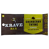 Krave Turkey Jerky Cranberry Thyme Bar - 1.25 Oz - Image 1