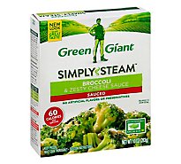 Green Giant Steamers Broccoli & Zesty Cheese Sauced - 10 Oz