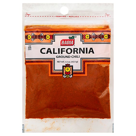 Badia Chili California Ground Bag - 1.5 Oz