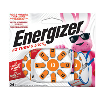 Energizer Orange Tab Size 13 Hearing Aid Batteries - 24 Count - Image 5