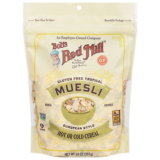 Bob's Red Mill Gluten Free European Style Hot Cold Muesli Cereal - 14 Oz