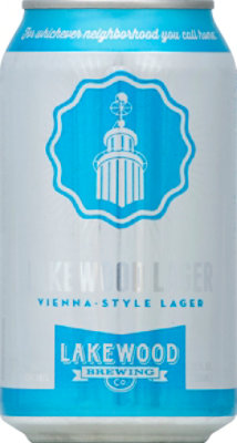 Lakewood Lager In Cans - 6-12 Fl. Oz. - Image 2