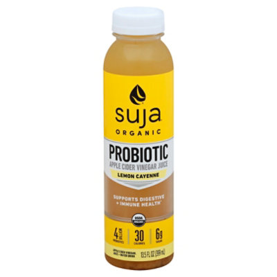 Suja Lemon Cayenne Drinking Vinegar - 13.5 Fl. Oz.