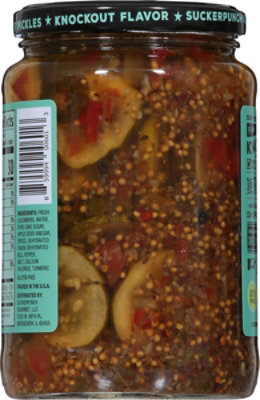 SuckerPunch Pickles Gourmet Bread N Better Spicy - 24 Fl. Oz. - Image 6