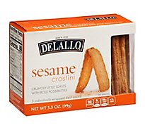 DeLallo Crostini Sesame - 3.5 Oz