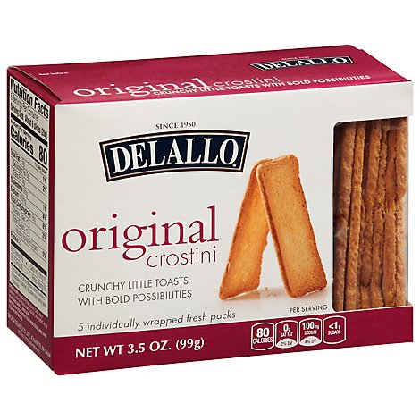 DeLallo Crostini Original - 3.5 Oz