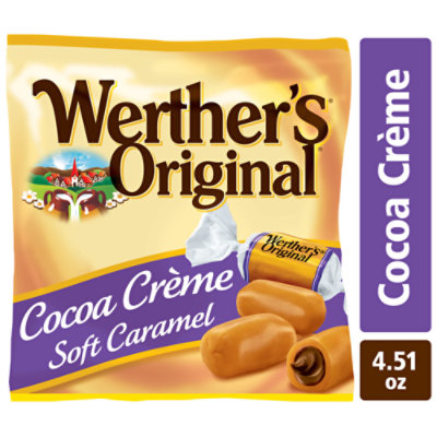 Werther's Original Soft Cocoa Creme Caramel Candy - 4.51 Oz