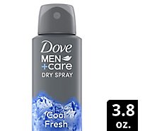 Dove Men+Care Antiperspirant Dry Spray Cool Fresh - 3.8 Oz