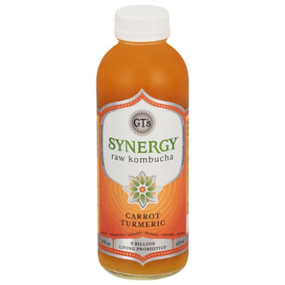 GTs Kombucha Organic & Raw Tantric Turmeric - 16.2 Fl. Oz. - Image 3