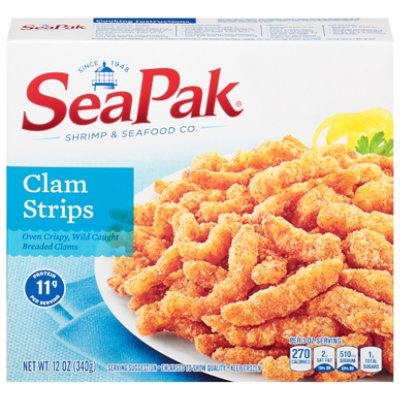 SeaPak Shrimp & Seafood Co. Clam Strips Oven Crispy - 12 Oz - Image 2