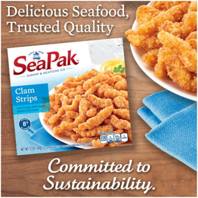 SeaPak Shrimp & Seafood Co. Clam Strips Oven Crispy - 12 Oz - Image 4