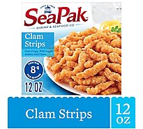 SeaPak Shrimp & Seafood Co. Clam Strips Oven Crispy - 12 Oz