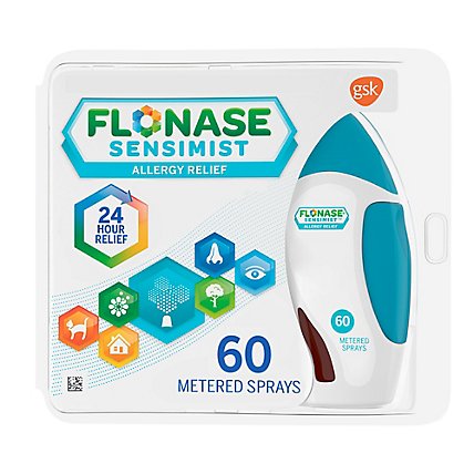 Flonase Allergy Relief Metered Nasal Spray Sensimist Gentle Mist - 0.34 Fl. Oz. - Image 2