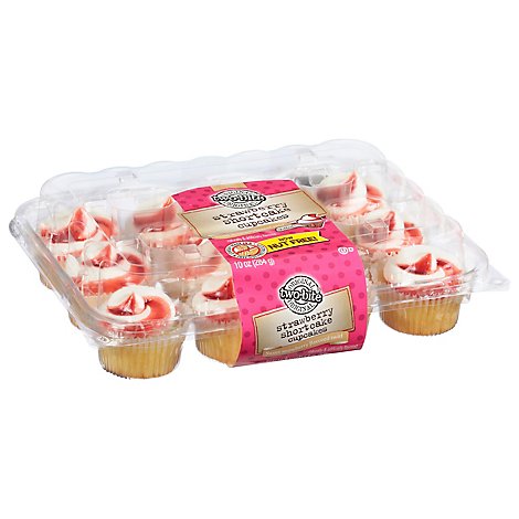 Two Bite Cupcake Strawberry Shortcake - Each
