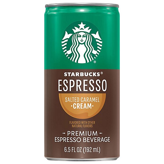 Starbucks Doubleshot Espresso Beverage Espresso & Salted Caramel Cream - 6.5 Fl. Oz.