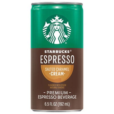 Starbucks Doubleshot Espresso Beverage Espresso & Salted Caramel Cream - 6.5 Fl. Oz.