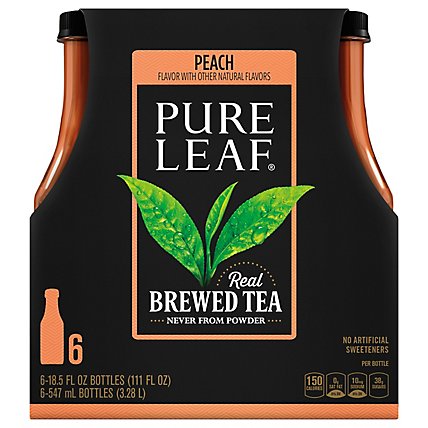 Pure Leaf Tea Real Brewed Peach - 6-18.5 Fl. Oz. - Image 3