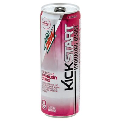 Mtn Dew Soda Kickstart Energizing Raspberry Citrus Hydrating Boost