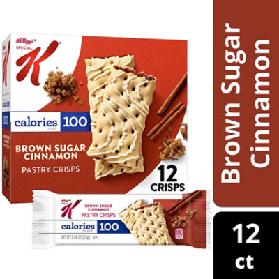 Kelloggs Special K Pastry Crisps Brown Sugar Cinnamon 100 Calorie Snacks 12 Count - 5.28 Oz - Image 1