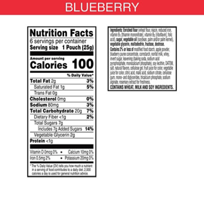 Kelloggs Special K Pastry Crisps Blueberry 100 Calorie Snacks 12 Count - 5.28 Oz - Image 5