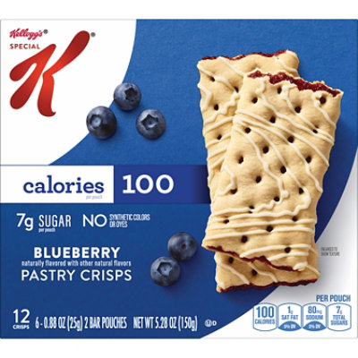 Kelloggs Special K Pastry Crisps Blueberry 100 Calorie Snacks 12 Count - 5.28 Oz - Image 6