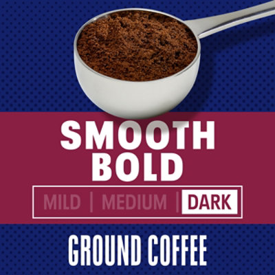 Maxwell House Smooth Bold Dark Roast Ground Coffee Canister - 26.7 Oz - Image 2