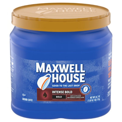 Maxwell House Coffee Ground Bold Intense Bold - 26.7 Oz