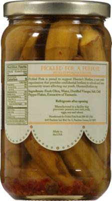 Pickled Pink Pickles Smokin Okra - 15 Fl. Oz. - Image 5